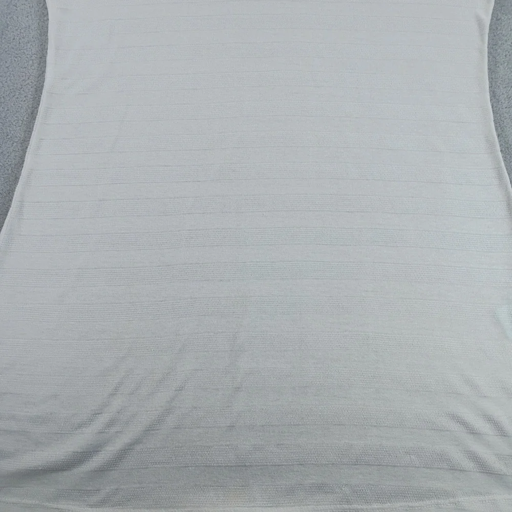 Balance Collection Women Swim Cover-Up White Medium Hooded Tunic